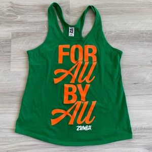 Zumba fut Fitness Green Tank
